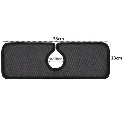 Jaucējkrāns Absorbējošais Paklājiņš Izlietnes Šļakatu aizsargs Melns Jaucējkrāns Aptin Dekoratīvs Vāks Paliktnis Countertop Protector Virtuves vannas piederumi