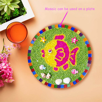 Υλικό χειροτεχνίας Micro Glass Mosaic Tile Free Stone Creativity Tiny Mini Children Χειροποίητα DIY χόμπι