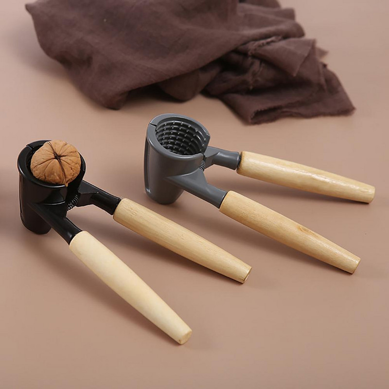 Graikinių riešutų traškiklis, laiką taupantis, taupantis darbą, neslidžia rankena, spyruoklinio dizaino Spragtukas riešutų atidarytuvas virtuvės įrankis graikiniams riešutams