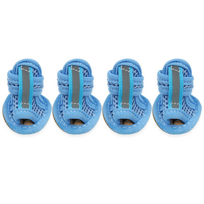 4GAB/Komplekts Rozā Neslīdoši Vasaras Suņu Kurpes Elpojošas Sandales Maziem Suņiem Mājdzīvnieku Suņu Zeķes kedas Suņiem Kucēnu Kaķu Kurpes Zābaki