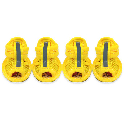 4GAB/Komplekts Rozā Neslīdoši Vasaras Suņu Kurpes Elpojošas Sandales Maziem Suņiem Mājdzīvnieku Suņu Zeķes kedas Suņiem Kucēnu Kaķu Kurpes Zābaki