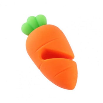 1 τεμ. Ανυψωτικά καπακιού σιλικόνης Creative Silicone Dick Proof Overflow Prevent Shape Carrot Κλιπ βάσης καπακιού κατσαρόλας για κάλυμμα κατσαρόλας Εργαλεία κουζίνας