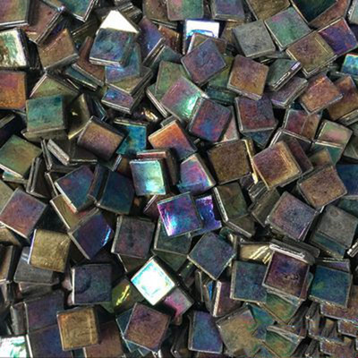 100g DIY Creative Mixed Color 1,5cm Μωσαϊκό Γυαλί Ένθετο Πλακάκια Τοίχου Χειροποίητα Υλικά Χειροτεχνία Διακόσμηση σπιτιού ZXY9805