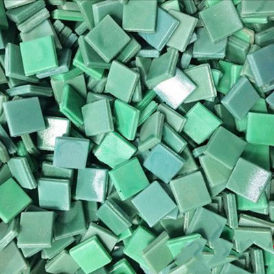 100g DIY Creative Mixed Color 1,5cm Μωσαϊκό Γυαλί Ένθετο Πλακάκια Τοίχου Χειροποίητα Υλικά Χειροτεχνία Διακόσμηση σπιτιού ZXY9805