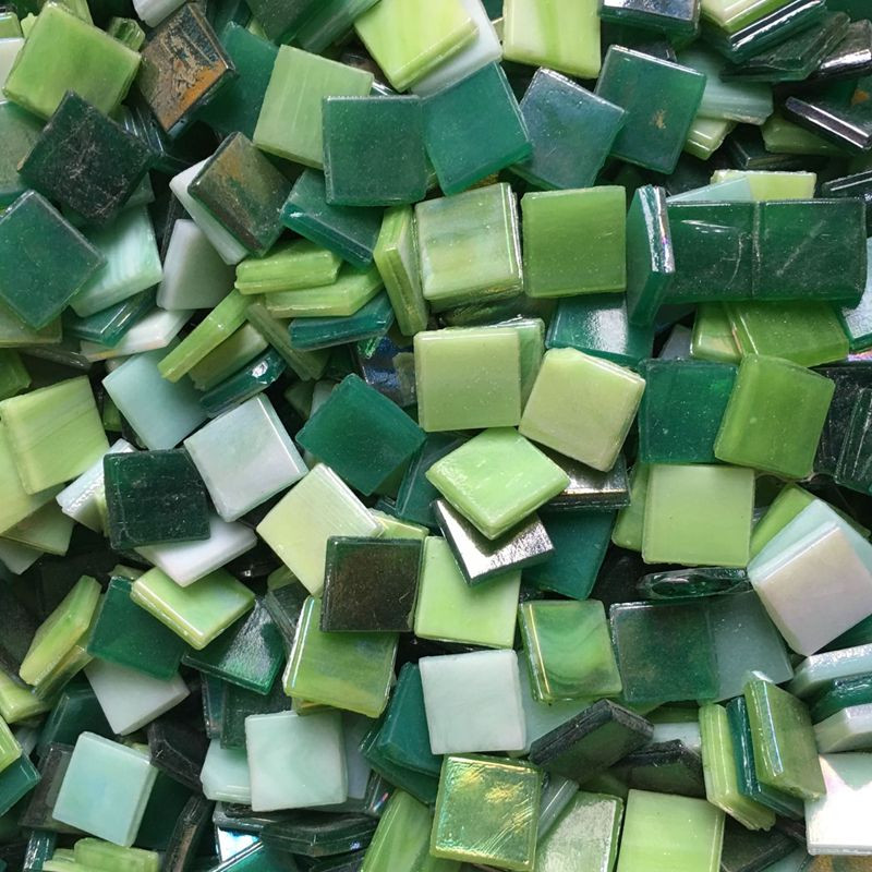 100g DIY Creative jaukta krāsa 1,5 cm mozaīkas stikla spoguļu ieklāšana flīzes siena roku darbs materiāli amatniecība mājas dekorēšana ZXY9805