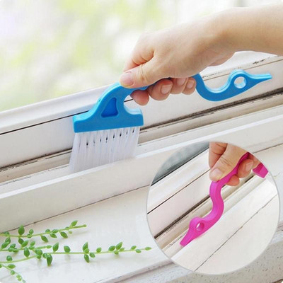 Forma de lebădă Perie de curățare caneluri pentru ferestre Perie de răzuit Perie de curățare pentru praguri Perie de curățare pentru bucătărie Roată Accesorii pentru bucătărie