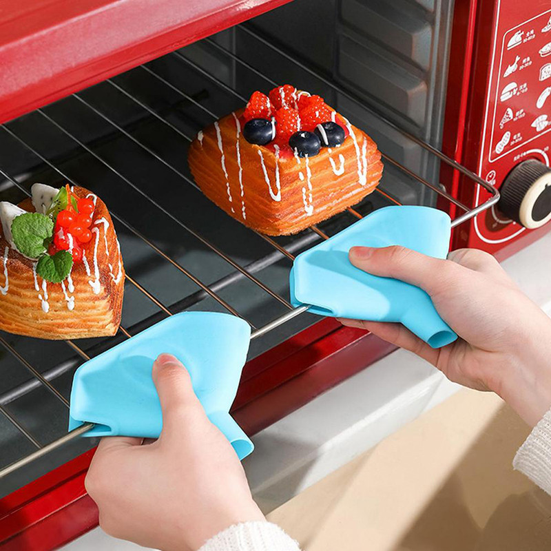 Apsaugos nuo nuplikimo silikono šilumos izoliacijos segtukas mažos skylutės piltuvėlis neslystantis virtuvės kepimo buitinis dubuo mikrobangų krosnelės spaustukas atsparus karščiui