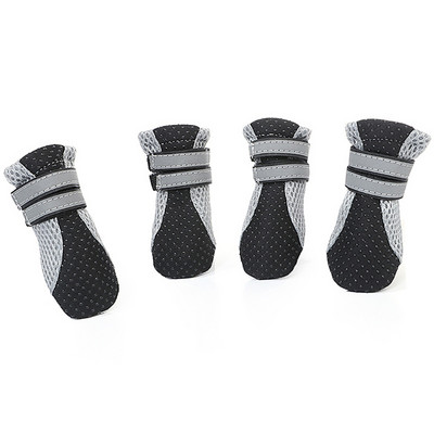 Prozračne cipele za šetnju pasa za kućne ljubimce Mrežaste mekane ljetne cipele za kućne ljubimce Noćne sigurne reflektirajuće čizme za velike male pse