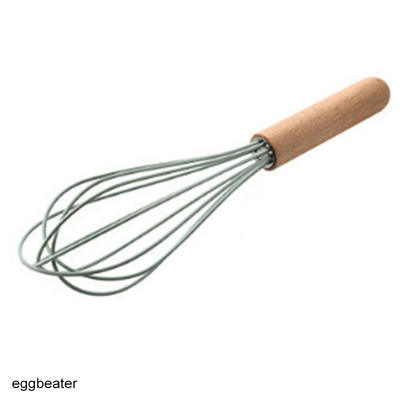 Maisto gaminimo įrankiai Maisto kokybės medinės rankenos sukimo žnyplės Mentele Sriubos šaukštas 1vnt Nešiojami virtuvės prietaisai Silikoninis Nelipnus