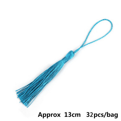 Vruća rasprodaja, modne 13 CM duge rese, privjesci, rese za naušnice, nalaz za naušnice, izrada torbe, DIY nakit, izrada nalaza, 30 komada