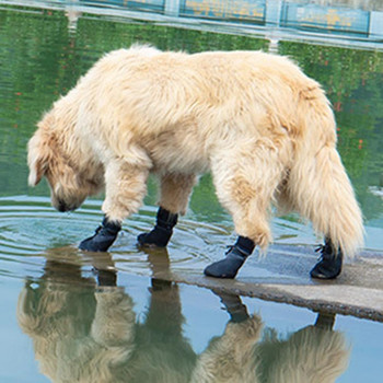 4 τμχ Μπότες για σκύλους αντιολισθητικές Χρήσιμες εξαιρετικής κατασκευής Αθλητικά παπούτσια φιλικά προς το δέρμα Μπότες για κουτάβι Παπούτσια για σκύλους