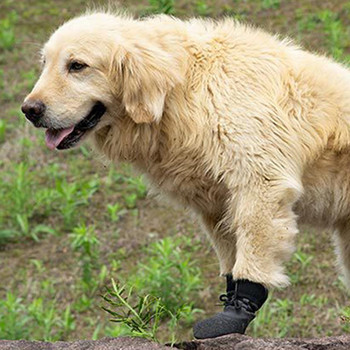 4 τμχ Μπότες για σκύλους αντιολισθητικές Χρήσιμες εξαιρετικής κατασκευής Αθλητικά παπούτσια φιλικά προς το δέρμα Μπότες για κουτάβι Παπούτσια για σκύλους