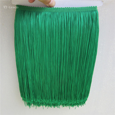 1 udvar 25 cm hosszú poliészter csipke bojt rojt zafír csipke díszítő szalag varrni latin ruha színpadon ruha függöny barkács kiegészítők