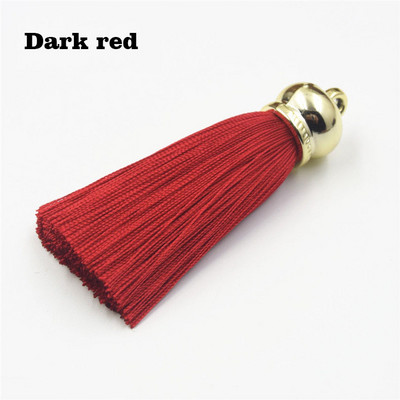 NOVO 30 boja rese od rajona sa zlatnim čepovima svilene rese rubovi torbica za mobitel privjesak dodaci diy naušnice/nakit