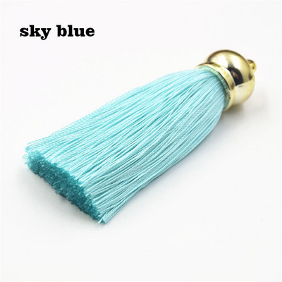 NOVO 30 boja rese od rajona sa zlatnim čepovima svilene rese rubovi torbica za mobitel privjesak dodaci diy naušnice/nakit