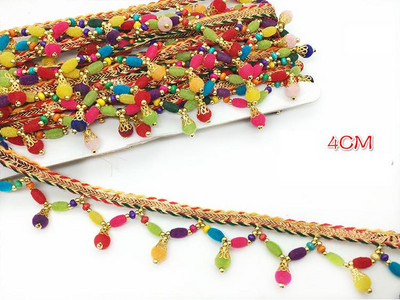 1 jards Deju zvans ar fliteriem nogaidīšanas josta ATS čigānu latīņu bārkstis josta Metāla monētu čaumalas pogas pušķis