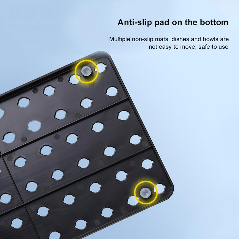 Reguliuojami indai butelių išleidimo dubens stovo valymas džiovintuvas kanalizacija laikymo indų sieteliai Virtuvės stalviršiui Specialūs įrankiai