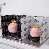 Virtuvinė dujinė viryklė Atsparioji plokštė Aliuminė Sulankstoma virtuvės keptuvė Apsauga nuo aliejaus ekranas Virtuvės priedai