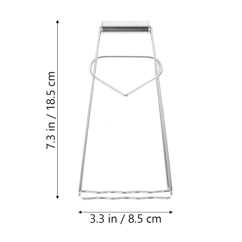 Nerūsējošā tērauda siltumizolācijas plākšņu satvērējs Daudzfunkcionāls karsto trauku pacēlājs salokāms bļodas saspraudes virtuves instrumenti