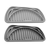 Pilienu uztvērēja paplāte Silikona ledusskapis Pilienu uztvērējs ūdens paplātei Mīksta paplāte aizsargā ledus un ūdens dozatoru no noplūdēm