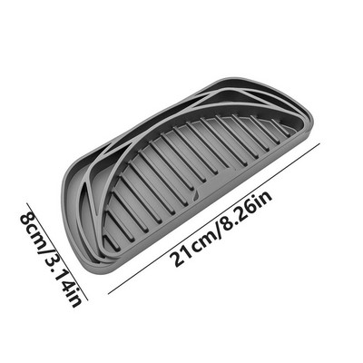 Pilienu uztvērēja paplāte Silikona ledusskapis Pilienu uztvērējs ūdens paplātei Mīksta paplāte aizsargā ledus un ūdens dozatoru no noplūdēm