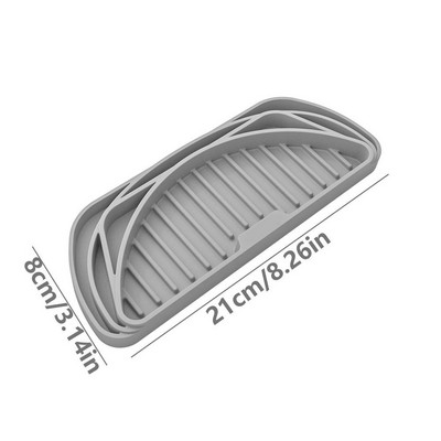 Pilienu uztvērēja paplāte Silikona ledusskapis Pilienu uztvērējs ūdens paplātei Mīksta paplāte aizsargā ledus un ūdens dozatoru no noplūdēm