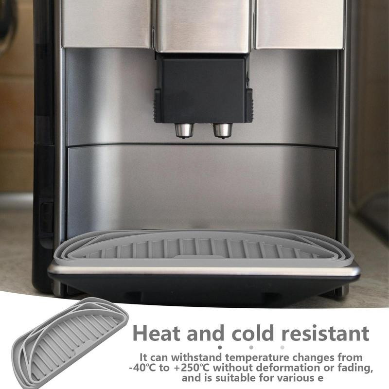 Pilienu uztvērēja paplāte Silikona ledusskapis Pilienu uztvērējs ūdens paplātei Mīksta paplāte aizsargā ledus un ūdens dozatoru no noplūdēm