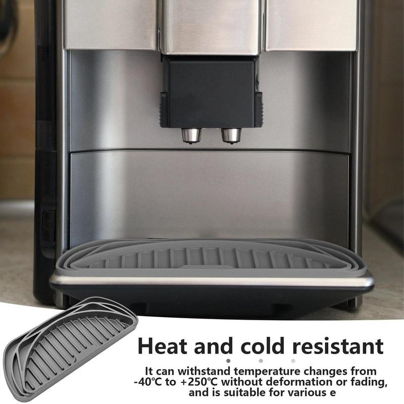 Pilienu uztvērēja paplāte Silikona ledusskapis Pilienu uztvērējs ūdens paplātei Mīksta paplāte aizsargā ledus un ūdens dozatoru no noplūdēm