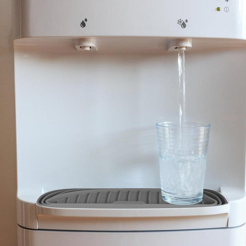 Pilienu uztvērēja paplāte Silikona ledusskapis Pilienu uztvērējs ūdens paplātei Mīksta paplāte aizsargā ledus un ūdens dozatoru no noplūdēm