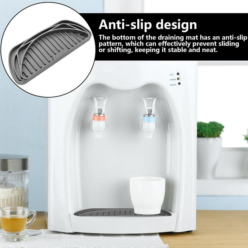 Pilienu uztvērēja paplāte Silikona ledusskapis Pilienu uztvērējs ūdens paplātei Mīksta paplāte aizsargā ledus un ūdens dozatoru no noplūdēm