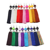 10τμχ Φούντες για Κατασκευή κοσμημάτων, Διακοσμητικά καπάκια Χειροποίητες Φούντες Διακοσμητικές Φούντες για Μπρελόκ Σκουλαρίκια DIY Craft