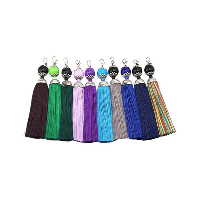 10τμχ Φούντες για Κατασκευή κοσμημάτων, Διακοσμητικά καπάκια Χειροποίητες Φούντες Διακοσμητικές Φούντες για Μπρελόκ Σκουλαρίκια DIY Craft