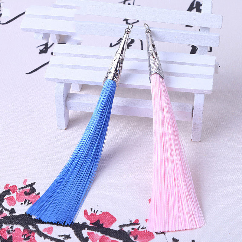 2/5 gab. Sakausējuma vāciņš zīdaini pušķi atslēgu piekariņš, roku darbs, mīksts pušķis ar cilpām amatniecībai, rotaslietu izgatavošanai, grāmatzīmju piekariņu dekorēšanai