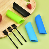 Silikoninis česnako skustukas Česnako ritinėlio nuėmiklis Silikoninis česnako skustukas vamzdelis Lengvas vyniotinis su iškilimais Daržovių įrankiai Virtuvės programėlė