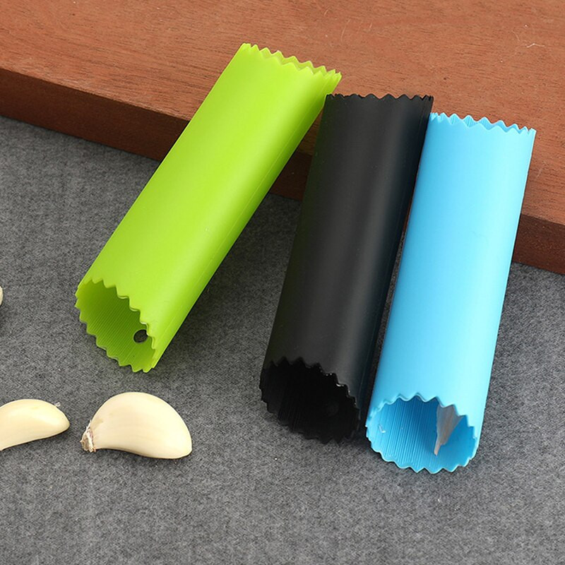 Silikoninis česnako skustukas Česnako ritinėlio nuėmiklis Silikoninis česnako skustukas vamzdelis Lengvas vyniotinis su iškilimais Daržovių įrankiai Virtuvės programėlė