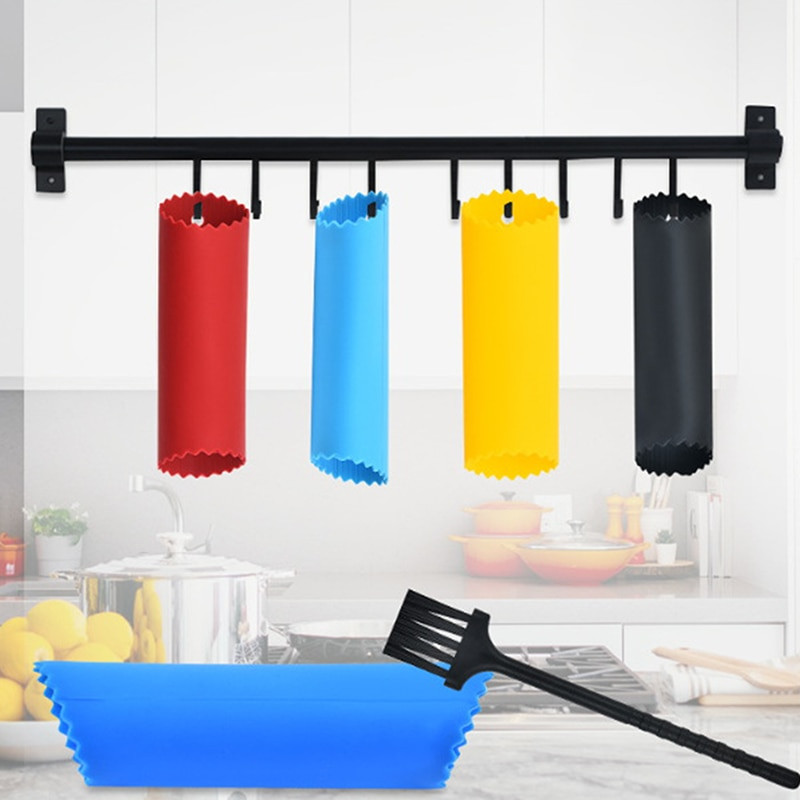 Silikoninis česnako skustukas Česnako ritinėlio nuėmiklis Silikoninis česnako skustukas vamzdelis Lengvas vyniotinis su iškilimais Daržovių įrankiai Virtuvės programėlė