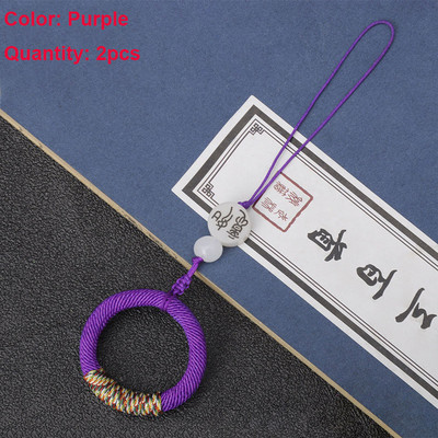 2Gb Bodhi gredzenu sprādzes pušķi mobilā tālruņa auklas pušķi Ar rokām austi zelta stieples tinumu kulonu pušķi pašdarīšanas potzaru izgatavošanai