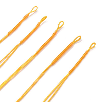 50 gab. Ar rokām pīts plakans vītnes ķīniešu mezgla aukla pusfabrikāta kulonu rokassprādzes aukla DIY juvelierizstrādājumu diegu pīta virve