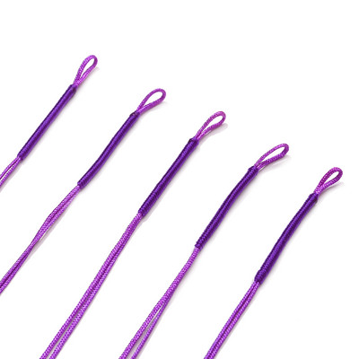 50 gab. Ar rokām pīts plakans vītnes ķīniešu mezgla aukla pusfabrikāta kulonu rokassprādzes aukla DIY juvelierizstrādājumu diegu pīta virve