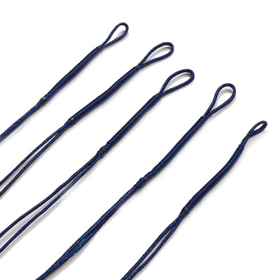 50 gab. Ar rokām pīts plakans vītnes ķīniešu mezgla aukla pusfabrikāta kulonu rokassprādzes aukla DIY juvelierizstrādājumu diegu pīta virve