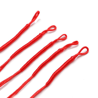 50 gab. Ar rokām pīts plakans vītnes ķīniešu mezgla aukla pusfabrikāta kulonu rokassprādzes aukla DIY juvelierizstrādājumu diegu pīta virve