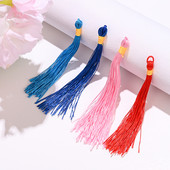 20 db 9 cm-es színes poliészter selyem bojt medál rojt ékszer dekorációs bűbáj Kulcs frufru Bojt otthoni dekorációhoz barkácsoláshoz