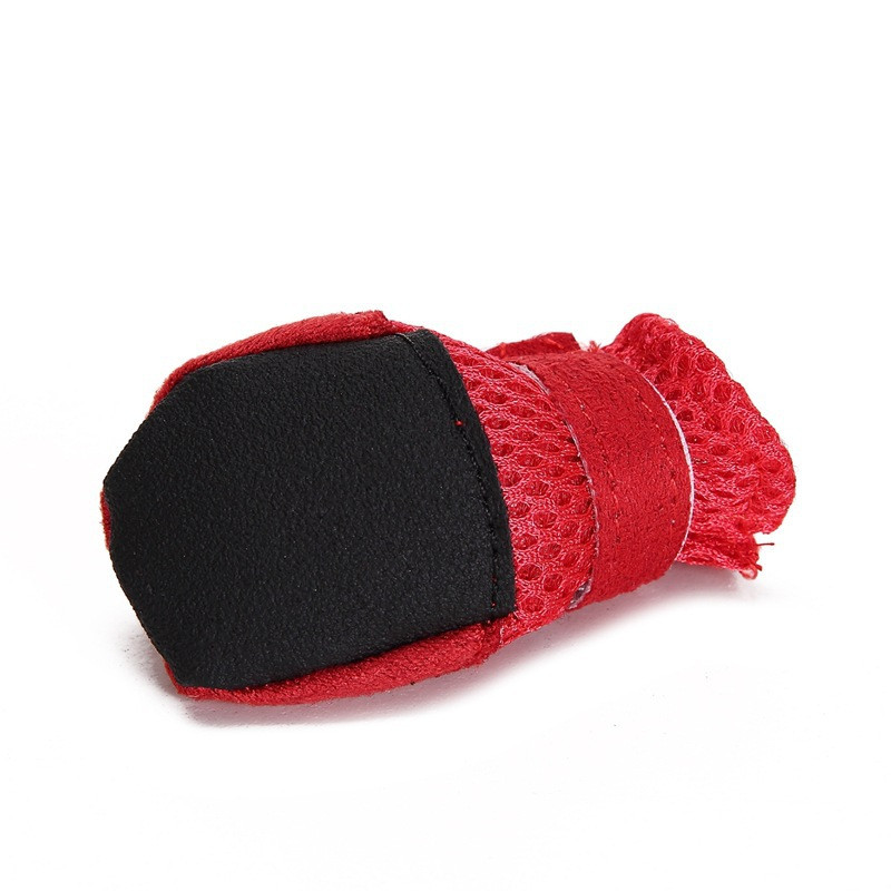 Vasaras apavi suņiem Tīkla mīksta apakša pastaigu skriešanas suņu apavi Mājdzīvnieku sandales Ērti brīvā laika apavi elpojošiem suņiem