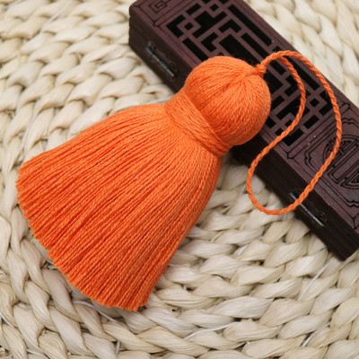 Kokvilnas pušķis liels 3 cm diametrs biezs tauku pušķis piekārts virves pušķis aizkars galdauts apģērbu dekors DIY šūšanas apģērba piederumi