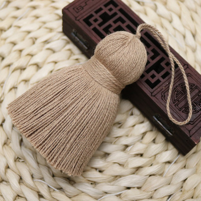 Kokvilnas pušķis liels 3 cm diametrs biezs tauku pušķis piekārts virves pušķis aizkars galdauts apģērbu dekors DIY šūšanas apģērba piederumi