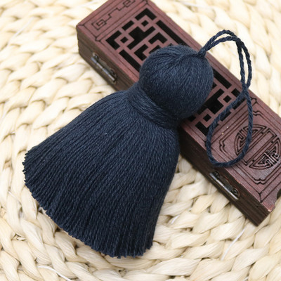 Kokvilnas pušķis liels 3 cm diametrs biezs tauku pušķis piekārts virves pušķis aizkars galdauts apģērbu dekors DIY šūšanas apģērba piederumi