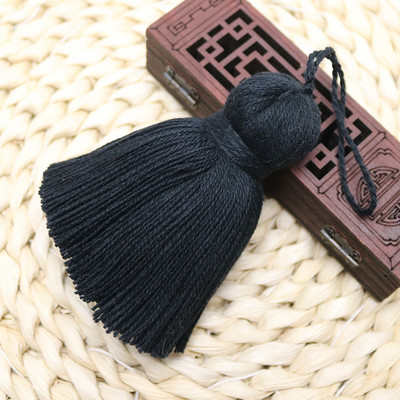 Kokvilnas pušķis liels 3 cm diametrs biezs tauku pušķis piekārts virves pušķis aizkars galdauts apģērbu dekors DIY šūšanas apģērba piederumi