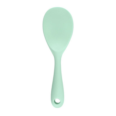 Függő szilikon rizskanál konyhai merőkanál tapadásmentes serpenyő elektromos rizsfőző kanál lyukakkal Háztartási cikkek