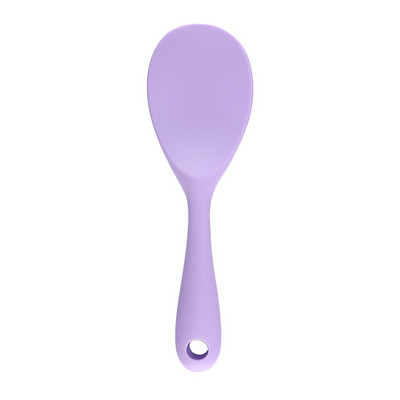 Függő szilikon rizskanál konyhai merőkanál tapadásmentes serpenyő elektromos rizsfőző kanál lyukakkal Háztartási cikkek