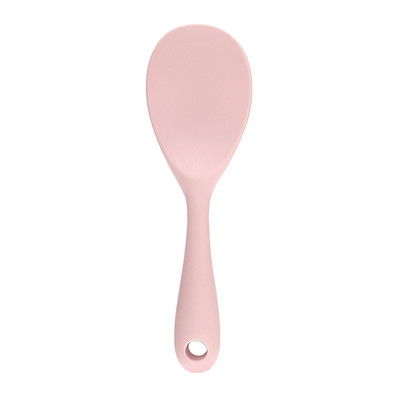 Függő szilikon rizskanál konyhai merőkanál tapadásmentes serpenyő elektromos rizsfőző kanál lyukakkal Háztartási cikkek